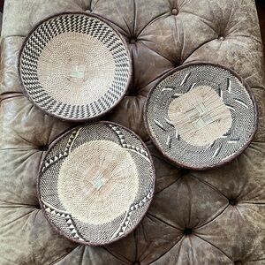 Rattan Basket Wall Hangings